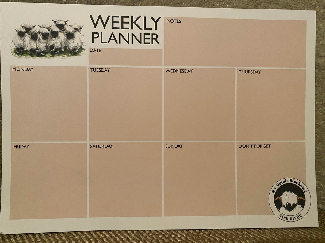 NIVBC Weekly Planner